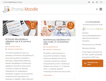 Tablet Screenshot of poznajmoodle.pl